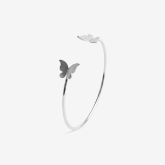 Bracelete borboleta ajustável liso