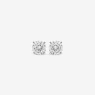 Brinco de zircônia quatro garras