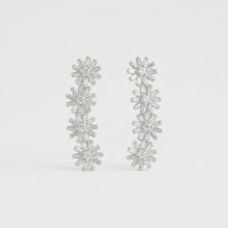Brinco ear cuff flores