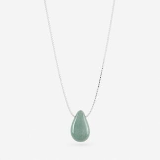 Colar gota quartzo