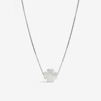 Colar trevo madrepérola