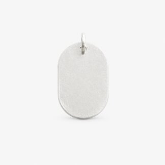 Pingente chapa oval