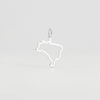 Pingente mapa do brasil vazado
