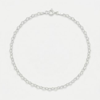 Pulseira corações entrelaçados fio 040